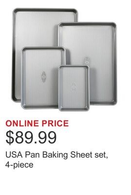 USA Pan Baking Sheet set, 4-piece