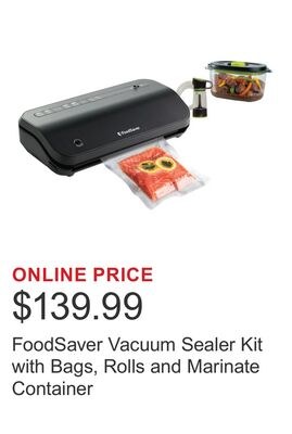 FoodSaver Vacuum Sealer Kit with Bags, Rolls an…