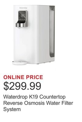 Waterdrop K19 Countertop Reverse Osmosis Water …