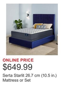 Serta Starlit 26.7 cm (10.5 in.) Mattress or Set