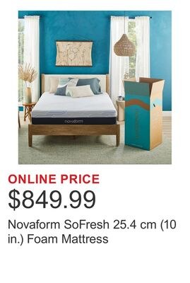 Novaform SoFresh 25.4 cm (10 in.) Foam Mattress
