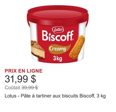 Lotus - Pâte à tartiner aux biscuits Biscoff, 3…
