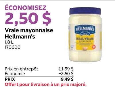 Vraie mayonnaise Hellmann's