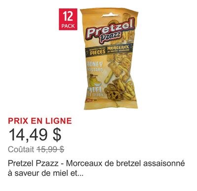 Pretzel Pzazz - Morceaux de bretzel assaisonné …