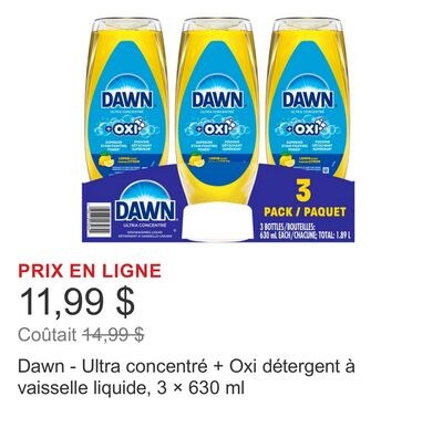 Dawn - Ultra concentré + Oxi détergent à vaisse…