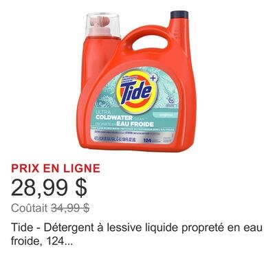 Tide - Détergent à lessive liquide propreté en …