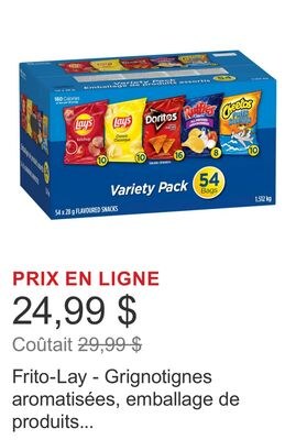Frito-Lay - Grignotignes aromatisées, emballage…