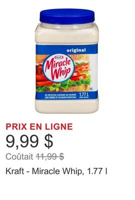 Kraft - Miracle Whip, 1.77 l