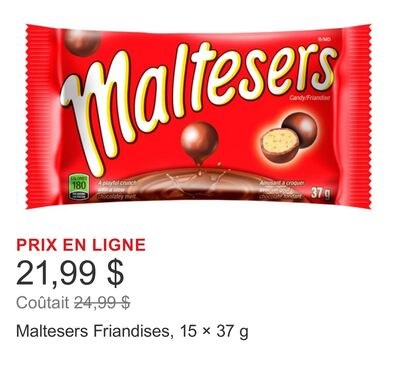 Maltesers Friandises, 15 × 37 g