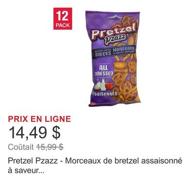Pretzel Pzazz - Morceaux de bretzel assaisonné …