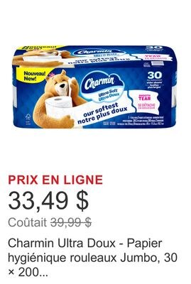 Charmin Ultra Doux - Papier hygiénique rouleaux…