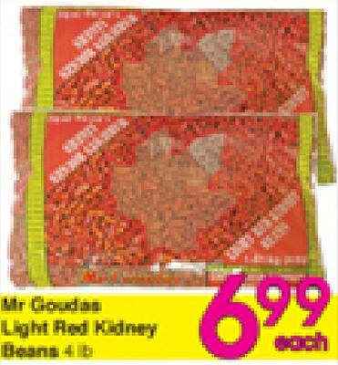 Mr Goudas Light Red Kidney Beans