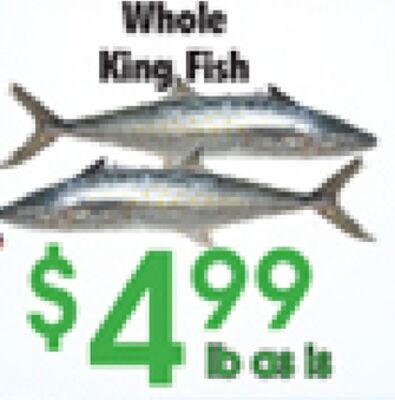 Whole King Fish