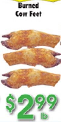 Burned Cow Feet