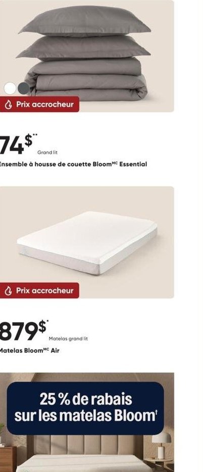 Ensemble 6 housse de couette Bloom™ Essentiel