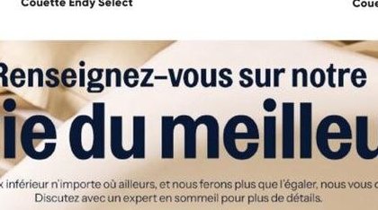 Couette Endy Select