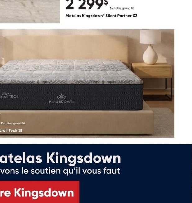 Matelas Kingsdown - Silent Partner X2
