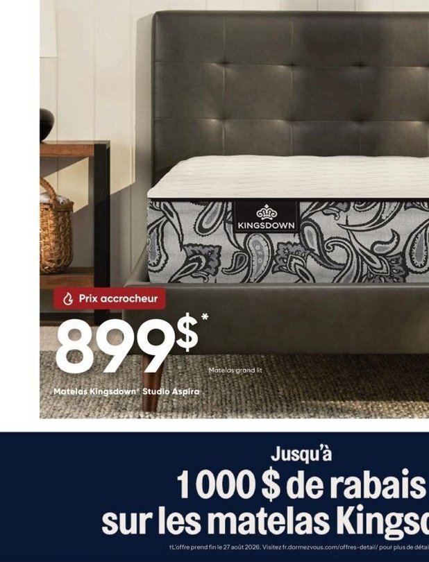 Matelas Kingsdown - Sleepy Aspen