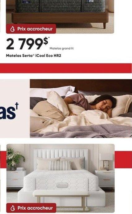 Matelas Serta 'iCool Eco HR2