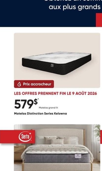 Matelas Distinction Series Kelowna