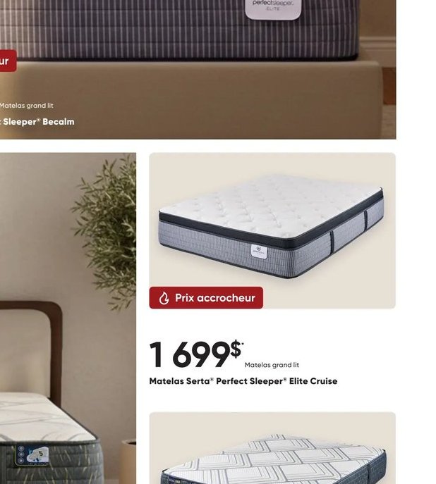 Matelas Serta 'Perfect Sleeper' Beacon