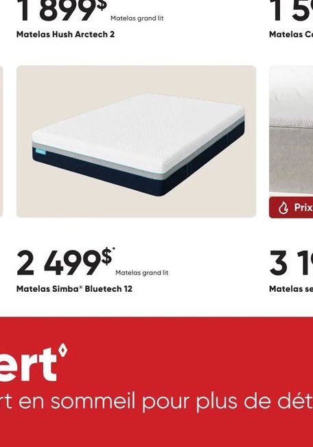 Matelas Beautyrest Reserve Granite
