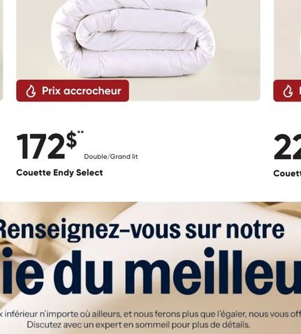 Couette Endy Select