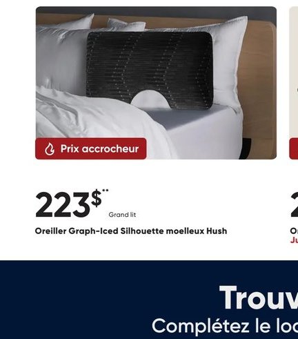 Oreiller Graph-Iced Silhouette meilleur Hush