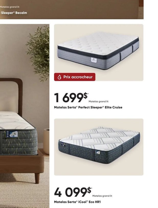Matelas Serta 'Perfect Sleeper' Elite Adrift
