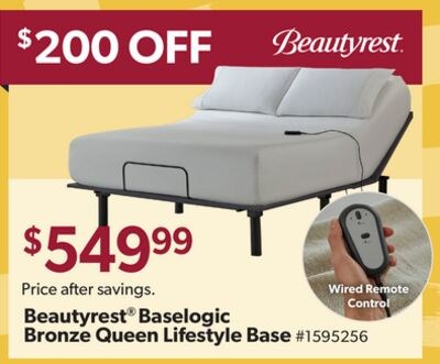 Beautyrest® Baselogic Bronze Queen Lifestyle Ba…