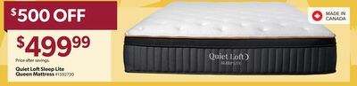 Quiet Loft Sleep Lite Queen Mattress