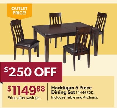 Haddigan 5 Piece Dining Set