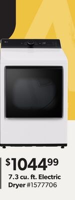LG 7.3 cu. ft. Electric Dryer