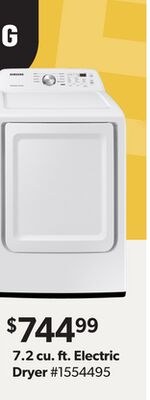 7.2 cu. ft. Electric Dryer Samsung