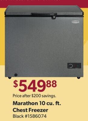 Marathon 10 cu. ft. Chest Freezer