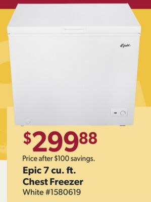 Epic 7 cu. ft. Chest Freezer