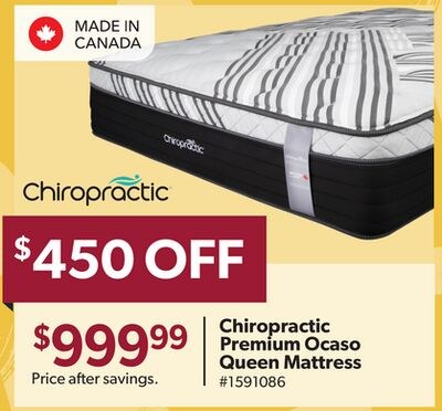 Chiropractic Premium Ocaso Queen Mattress