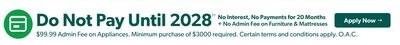 Do Not Pay Until 2028††