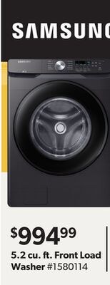 Samsung 5.2 cu. ft. Front Load Washer
