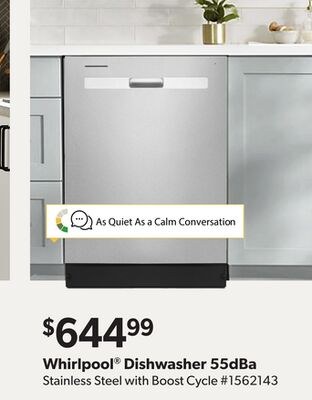 Whirlpool® Dishwasher 55dBa
