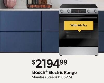 Bosch® Electric Range