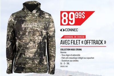 Chandail camo chasse filet Offtrack homme Hugo …