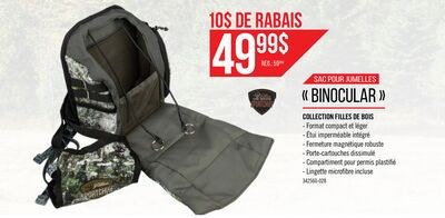 Sac à dos de chasse pour jumelles "Binocular" F…