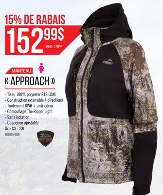 Manteau de chasse Approach femme - Sportchief