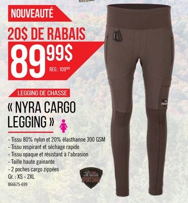 Legging cargo Nyra femme - Sportchief