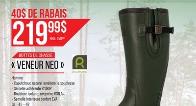 Botte de chasse Veneur Neo homme - Rouchette
