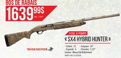 Fusil semi-automatique SX4 Hybrid Hunter - Winc…