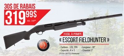 FUSIL À POMPE « ESCORT FIELDHUNTER »