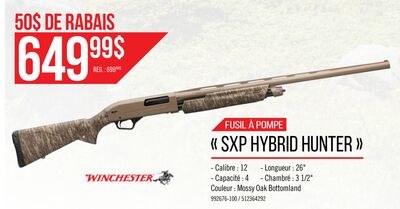 Fusil à pompe SXP Hybrid Hunter - Winchester