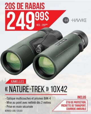 Jumelles "Nature Trek" 10x42 - Hawke